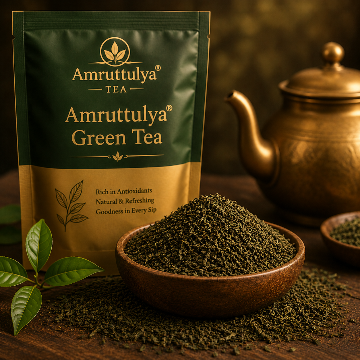 Amruttulya® Green Tea Bulk 500 GR